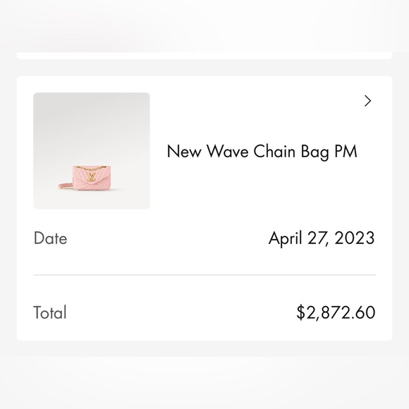 Louise Vuitton small pink bag. Brand New. Never worn. Original box & dust bag. - Picture 3 of 3